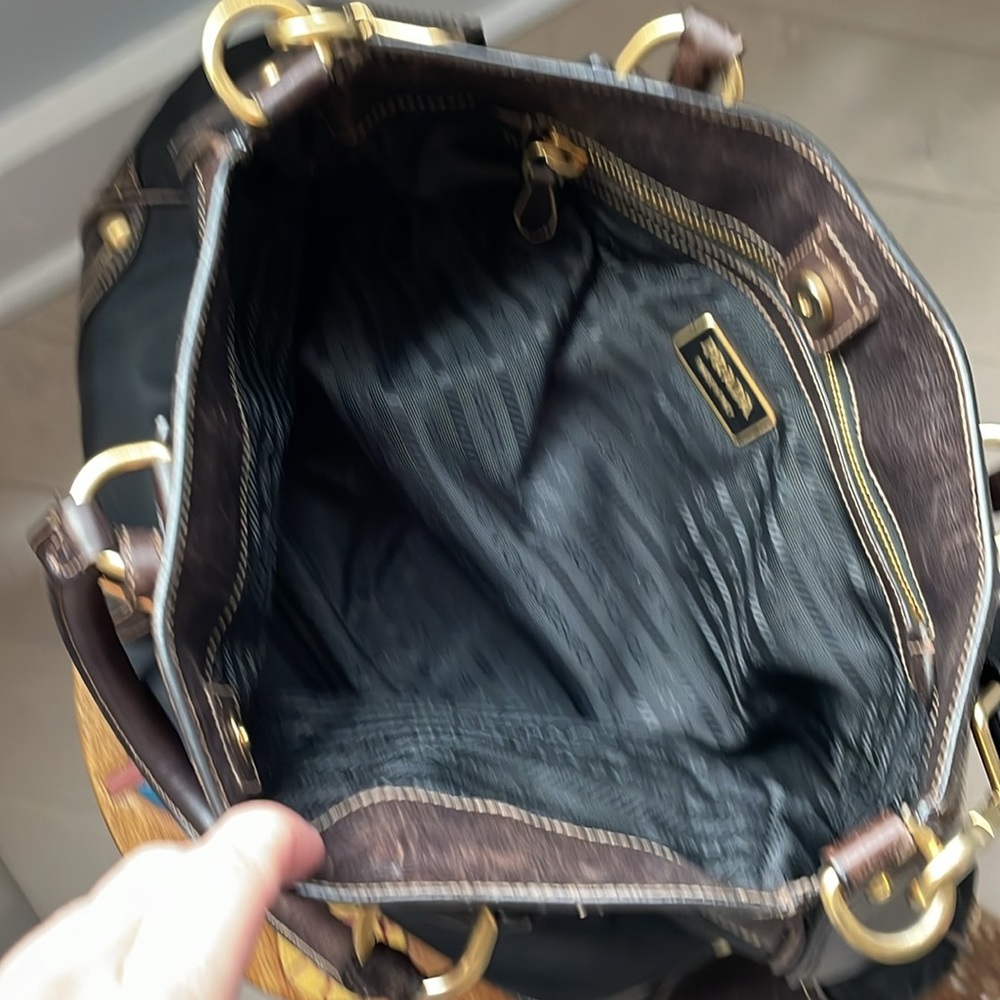 **Prada** Authentic Double Handle/Crossbody Nylon… - image 5